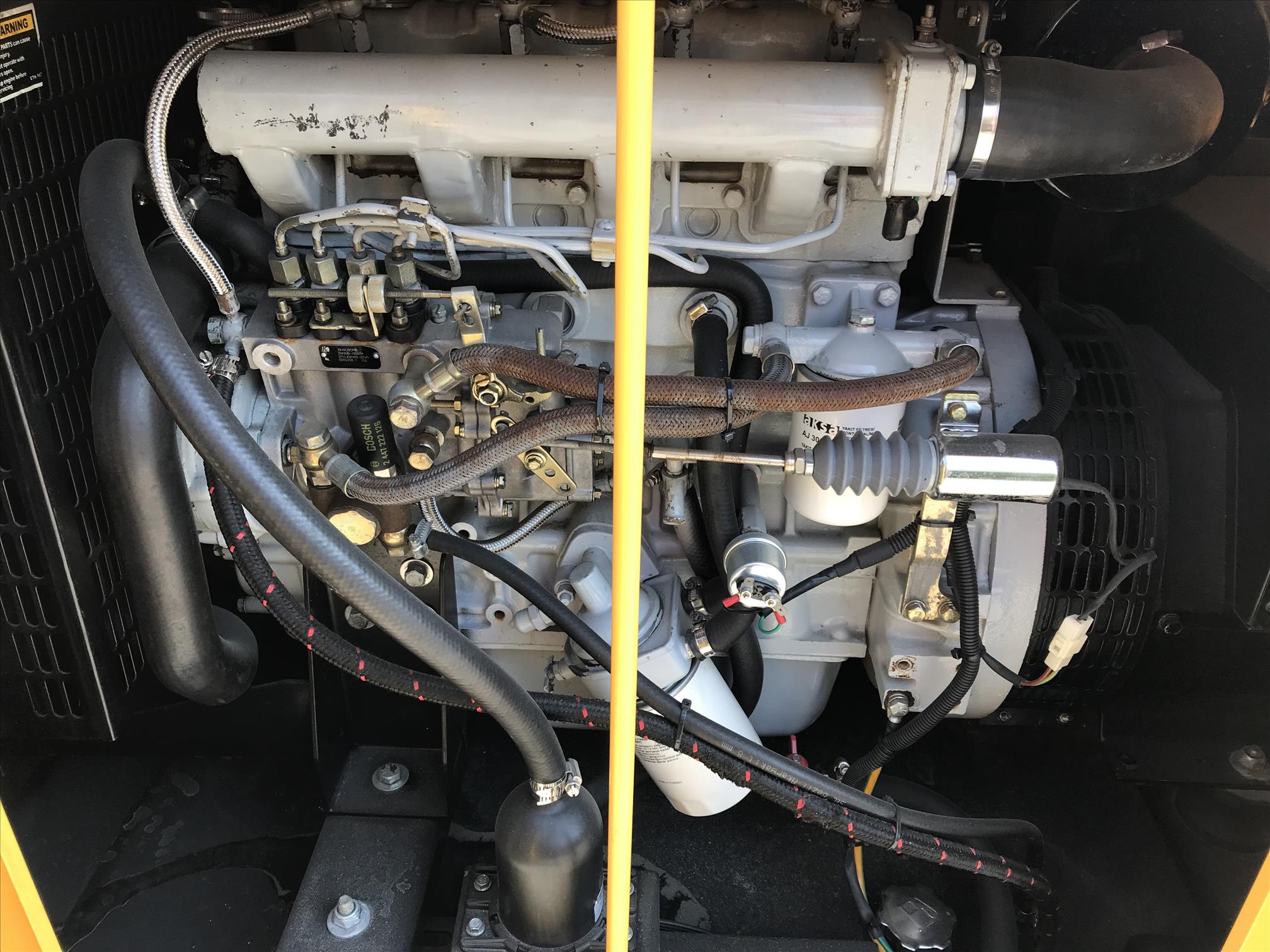 Aksa APD 25 kVA, Aksa Motor, 2014 Model, 3.565 Saatte, Kabinli, Otomatik, Transfer Panosuz